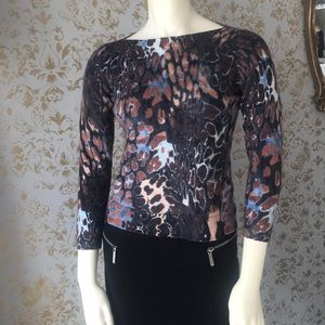 Talbots cropped sweater small merino wool